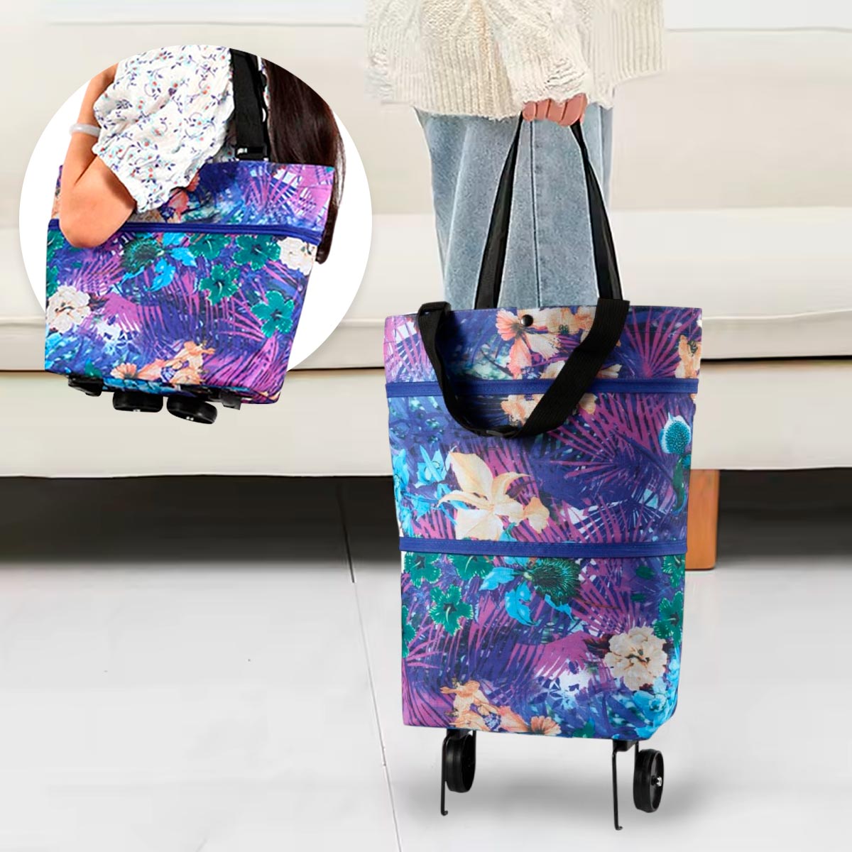 Miniatura 9 de Bolso Ecológico con Ruedas MANA-0067